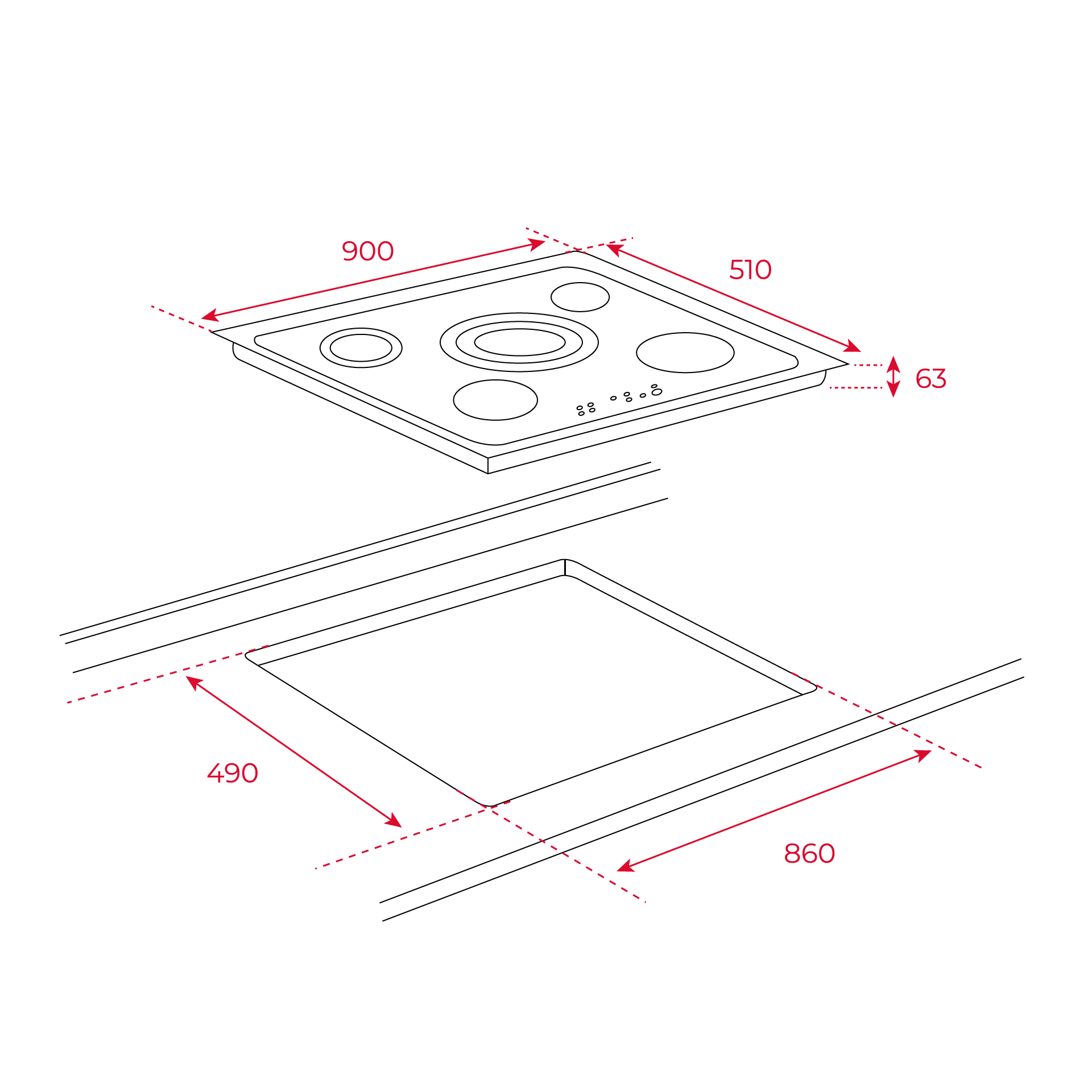 TR-951  (Electric Hob)