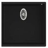 SINK SQUARE 72.40 TG 3 1/2 W / OVF SP BLACK